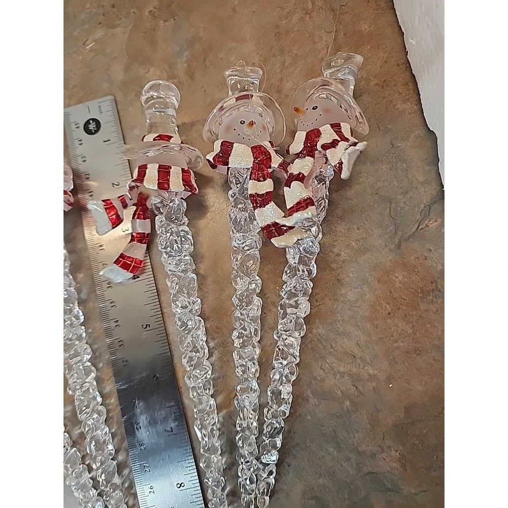 Snowman Icicle Ornament 9